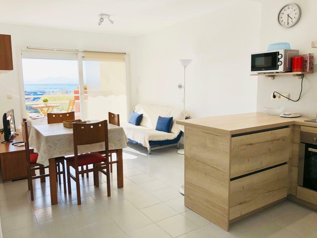 Roc Mar 3 3D - Apartamento Cerca Del Centro Y De La Playa - Terraza Con Vistas Al Mar Y Al Puerto Росас Экстерьер фото